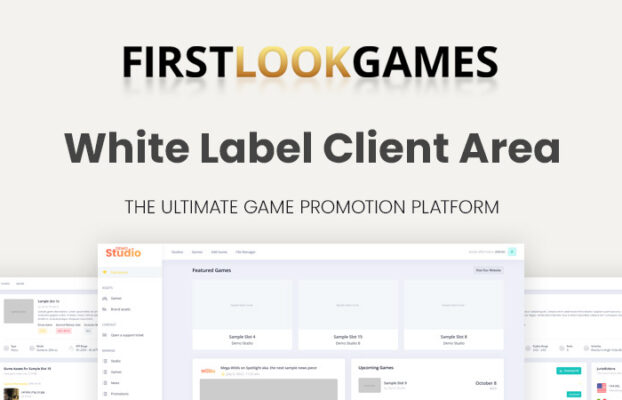 First Look Games rolls out White Label Client Area
