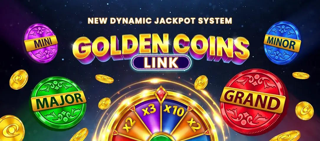 Amusnet Has Launched Golden Coins Link – A New Progressive Jackpot Experience