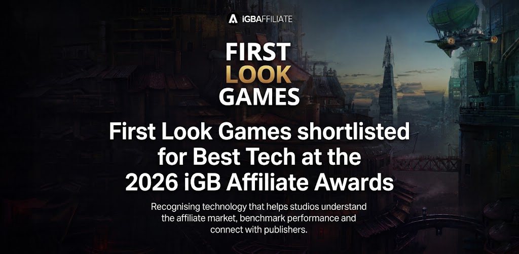 First Look Games has been shortlisted for Best Tech at the 2026 iGaming Business Awards