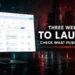 3 weeks to launch