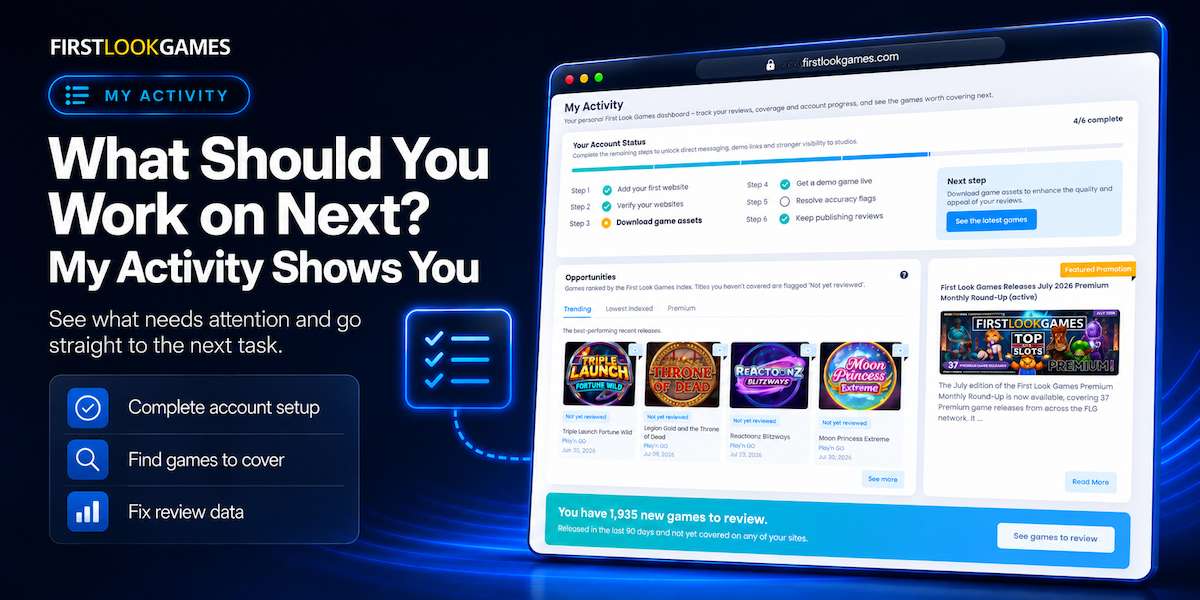 What Should You Work on Next? First Look Games Shows You